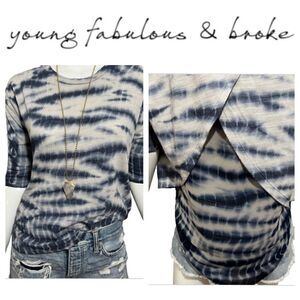 ‎Young, Fabulous & Broke Britt Tie Dye Top - XS